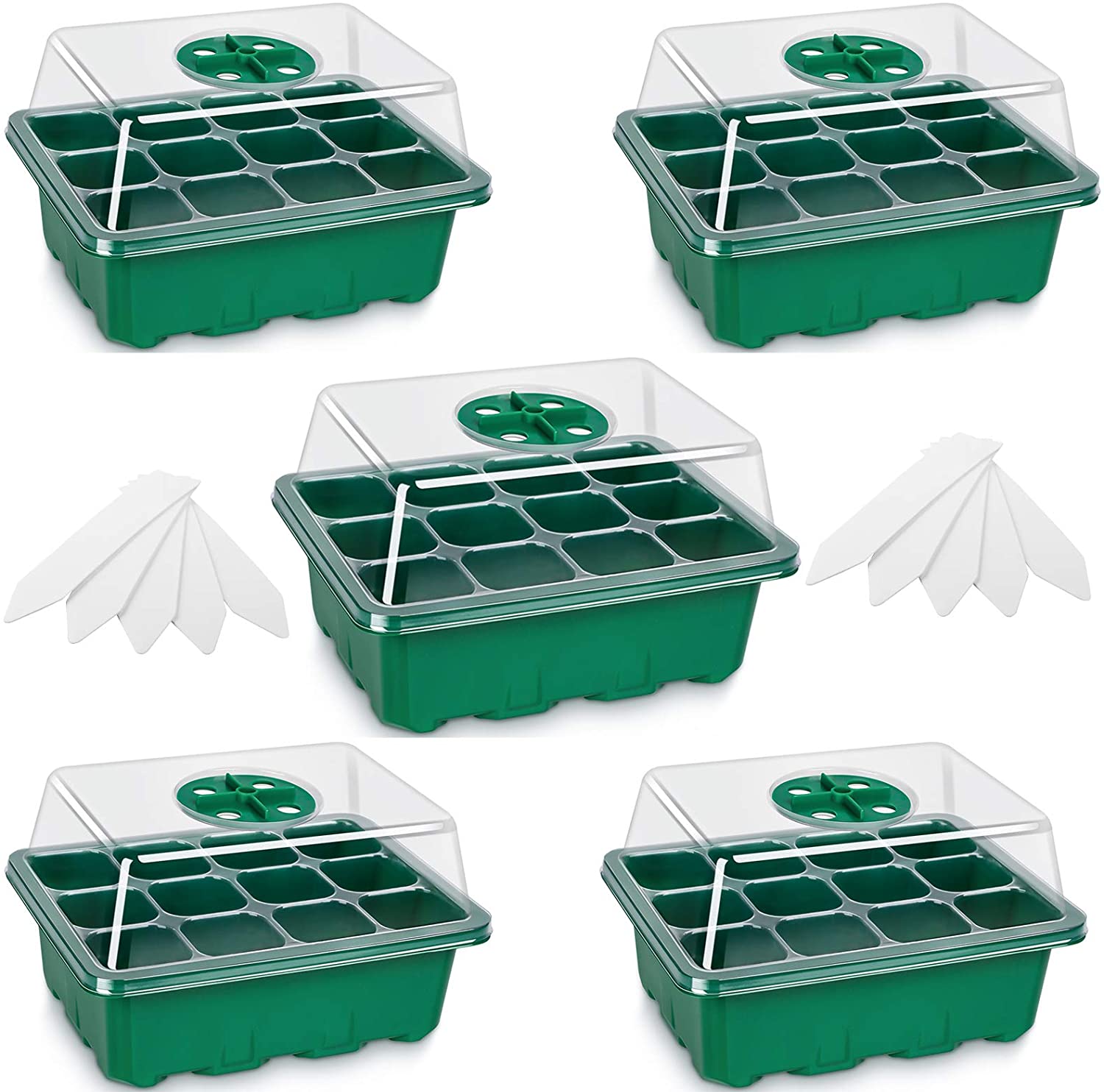 5-Pack Seed Starter Tray Seedling Starter Kits